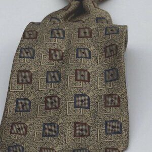 OLACCHI Silk Clip on Tie Multicolored Made In USA